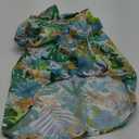 Dog Hawaiian Shirt, Summer Pet Clothes Large Dog Cool Costume Beach T-Shirt for Medium Large Dog(Blue,7XL) (7XL:Chest 32-34'')