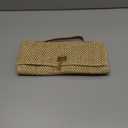 Straw Evening Clutch Purse Woven Envelope Cross-body Bag Women Travel Chain Purse Square Top-Handle Bag for Party Wedding (Khaki)