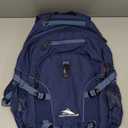 High Sierra Loop Backpack, Travel, or Work Bookbag with tablet sleeve, One Size, True Navy/Graphite Blue