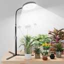 GooingTop Grow Light for Plants Indoor Growing,6000K Full Spectrum Plant Growing Lamp with White Red Blue LED for Pots Succulents Seed Starting,Height 10-32'' with Optional Dimming & Timer