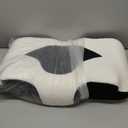 Osteo Cervical Pillow for Neck Pain Relief, Hollow Design Odorless Memory Foam Pillows with Cooling Case, Adjustable Orthopedic Bed Pillow for Sleeping, Support for Side Back Sleepers (Queen(25.5*16.5*5.2/4.1 inches), Black)