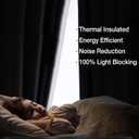 FMFUNCTEX 100% Blackout Curtains 84 Inches Long for Living Room, Orange Yellow Autumn Fall Leaves Camouflage Thermal Curtains, Illustration Scenery Drapes Rod Pocket Curtains for Bedroom,2 Panels