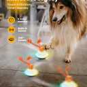 Xeuch Smart Interactive Dog Toys, Automatic Moving and Rolling Dogs Ball with Rope, Motion-Activated Squeaky Ball for Small Medium Dogs for Boredom, RGB Lights, Stimulating Sound, Voice Recording