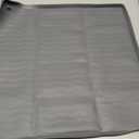 URMONA Waterproof Silicone Under Sink Mat 19'' x 19'' Shelf Liner for Kitchen and Bathroom, Cabinet and Counter Protector, Storage and Organizers, Litter Mat, Pet Cat Puppy Essentials(Dark Grey)