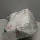 QPAU Inflatable Toddler Travel Bed with 3-Sided Safety Bumpers, Extra Large Kids Air Mattress, Includes Detachable Mattress, Portable for Camping, Travel, Home Use (Red)