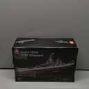 Military Series World War II Battleship Building Kit, 2228 Pieces USS Missouri Compatible with Lego Military Army Set for Adults WW2, Toy Gift Boat Building Block for Teens Age 14+ Model Home Decor