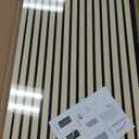 Wood Slat Wall Panels, 2 Pack Acoustic Panels 46.46" 23.82", 3D Fluted Sound Absorbing Wall Panel for Home & Office Decor, Noise Reducing Interior Wall Treatment (Ash)