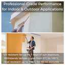 SWRT Blue Painters Tape 1 Inch x 55 Yards, 12 Rolls (660 Yards)  Sharp Clean Paint Lines, No-Residue Painters Tape for Walls, Trim & Baseboards, Easy Removal Masking Tape for Home Projects