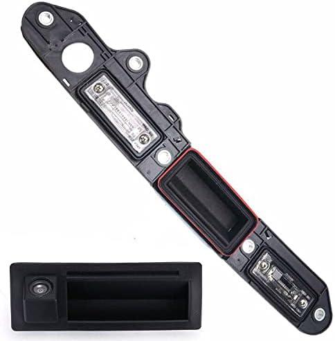HD Trunk Handle Tailgate car Rear View Back up Reverse Camera Replacement for VW Golf Plus MK5 Jetta III V Touran 1T GP 1T2 Passat 3C B6 C3 Variant Wagon Waterproof Night Vision
