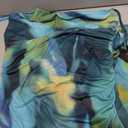 Capuffy Women Drape Neck Formal Maxi Dresses Lace Backless Cocktail Party Dress Spaghetti Straps Mermaid Evening Gown 221 (Small, Tie Dye Blue)