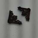 2 Antique Style Shelf Brace Wall Bracket Cast Iron Brackets Small 3 3/4" X 3 3/4"