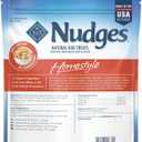Blue Buffalo Nudges Homestyle Natural Dog Treats, Made in the USA with Real Chicken, Peas, and Carrots, 16-oz. Bag (EXP 08/16/26)