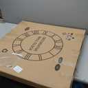 A Beautiful Large Wall Clock with an Adjustable Kit, Suitable for Home Decoration, (Wood-Arabic)