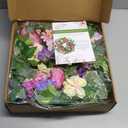 Spring Wreaths for Front Door Outside- 24 Inch Summer Wreath with Blush Pink Roses & Purple Blooms and Hydrangeas,Luxury Spring Door Wreath for Porch,Home,Wall,Window Decor(Indoor Outdoor Use)