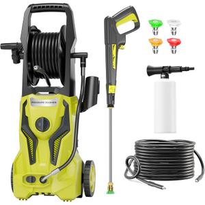 Electric Pressure Washer - 5000PSImax 3.2GPM ZHUOLIN Power Washer for Cars Washing with 25FT Pressure Hose, Blue (5000 PSI)