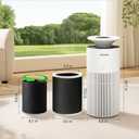 Official KJ02 Air Purifier Replacement Filters Compatible with KJ02 Air Purifier, 8.7"L 8.7"W 10.7"H, Removes Pollen, Dust, Smoke, 1 Pre-Filters & 1 Composite Filter