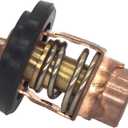 QuickMarine 803061T1 Boat Thermostat Kit Compatible with Mercury Marine 70-125 HP L3 L4 Outboard Motors Replacement 14586 Sierra 18-3569 18-3549
