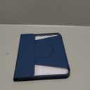 Harvopu for iPad 10th/11th Generation A16 Case with Keyboard, 360 Rotation Detachable Cover with Pencil Holder, Multi-Touch Trackpad, 7 Colors Backlit Keyboard for iPad (A16)/10th Gen (Navy Blue)