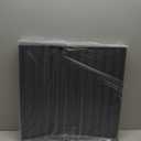 Art3d Slat Wall Panel, 3D Fluted Textured Panel 12-Tile 19.7 x 19.7in. - Black