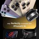 LISEN Electric Suction Cup Phone Mount, Vacuum Electric Suction Cup Phone Mount, for MagSafe Magnetic Suction Mount for iPhone 16/15/14/13/12,Black