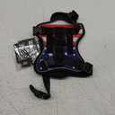 Demigreat Service Dog Harness, Reflective Dog Vest Harness with 5 PCS Patches, Adjustable Soft Oxford Pet Harness, Inner Layer Mesh, Easy to Control for Dogs (USFLAG, X-Small (Pack of 1))