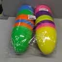 12 Pcs 7.87" Large Easter Eggs Plastic Fillable, Colorful Jumbo Easter Eggs for Easter Themed Hunt Basket Stuffers Fillers Filling Treats Party Favor Classroom Prize Supplies