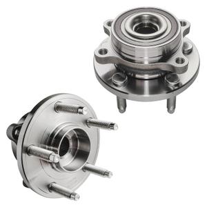 Detroit Axle - Pair 513275 Rear Wheel Bearing Hubs for Ford Edge Flex Taurus Lincoln MKS MKT MKX, 2 Wheel Bearing and Hubs Assembly Replacement