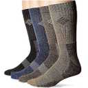 Columbia Mens Boot Crew 12 Pair Extended Size, Multi asst, Mens 6-12 Shoe Size (Black)