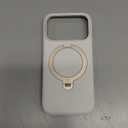 TORRAS Ostand Q3 Silicone for iPhone 17 Pro Max Case, Fit for MagSafe, 360 Spin Stand, Soft Liquid Silicone Cozy Grip, Camera Control, Protective Case for iPhone 17 Pro Max for Women, Ivory Gold