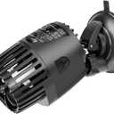 AQQA Aquarium Wave Maker,3W/5W/10W/15W Suction Cup Fish Tank Single Powerhead Pump110V/60Hz Ultra Quiet Submersible Circulation Pump, 360Adjustable For Freshwater Saltwater Black