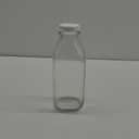 Libbey Glass Milk Bottle with Lid - 33.5 oz