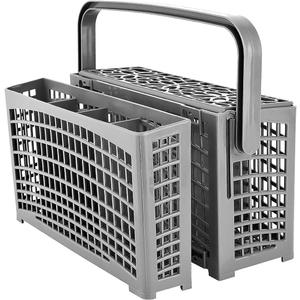 Cenipar Universal Dishwasher Silverware Basket 2 in 1 Utensil Basket Compatible with Bosch Maytag Kenmore Whirlpool KitchenAid LG Samsung Frigidaire GE Dishwasher