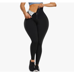 SCARBORO Sauna Sweat Pants for Women High Waist Compression Slimming Weights Thermo Legging Workout Body Shaper Sauna Suit Large