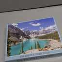 Jigsaw Puzzles for Adults 1000 Pieces Banff National Park Canada Rocky Mountain 1000 Piece Puzzle Thick Sturdy Cardboard Precise Interlocking Age 14+ Family Game