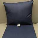 Arden Outdoor Foam Deep Seat Cushion (4-Pack), 22x24, Premium High-Density Foam, Never Flattens, Weather-Proof for Patio Chair Sofa Couch, Sapphire Blue Leala