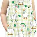 RAISEVERN Toddler Girls Halter Backless Romper Baby Kid Jumpsuit Pants Clothes with Pocket Size 1-6 T (White)