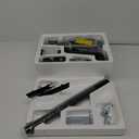 HUANUO Triple Monitor Mount for 13-27 inch Computer Screens, 3 Monitor Desk Mount with Gas Springcore Arm Holds 17.6lbs, Triple Monitor Stand with Tilt, Swivel, Rotation, VESA 75x75, 100x100mm