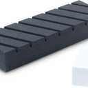 Flattening Stone Set, Two Sharpening Stones Flattener, Grit 180 Black & 320 White Whetstone - Fixer with Grooves for Repair any wet stone