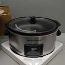 Amazon.com: Elite Gourmet MST-900D 8.5Qt Digital Programmable XL Jumbo Slow Cooker, Adjustable Temp, Entrees, Sauces, Stews & Dips, Dishwasher Safe Glass Lid & Crock, Stainless Steel: Home & Kitchen