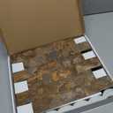 2026 New Upgrade Peel and Stick Backsplash Tile, Peel and Stick 11.34" X 11.57" Wall Tile for Kitchen, Bathroom, Fireplace, Laundry (Brown Stone Rock, 10 Packs)