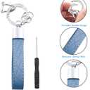 Key Fob Cover with Keychain for GMC Terrain Yukon Suburban Tahoe Acadia Sierra Silverado (5-blue)