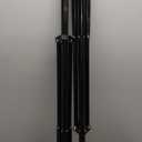 EMART Backdrop Stand 10x8.5ft(WxH) Photo Studio Adjustable Background Stand Support Kit with 2 Crossbars, 8 Backdrop Clamps, 2 Sandbags and Carrying Bag for Parties Events Decoration (Black)