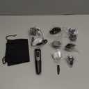 Norelco Philips Multigroom 3000 Series, All-in-One Trimmer, Beard Trimmer and Hair Clipper, 15-Piece Men's Grooming Kit for Head, Beard, Face, Nose, Ears, No Blade Oil Needed, Soft Pouch, MG3770/40 (Black)