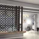 Kernorv Hanging Room Divider Made of Environmentally PVC, 24 PCS Partitions Panel Screen for Decorating Bedroom, Dining, Study and Sitting-Room, Hotel, Bar and Restaurant