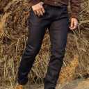 Red Tornado Vintage 14.5oz Men's Jeans Raw Selvedge Denim Pants Slim Fit Taper Jean Blue-Black Double Dyeing L30W31