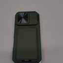 SSLOTSCASE for iPhone 17 Pro Case with Credit Card Holder & Kickstand & Sliding Camera Cover, Multi-Functional Stylish Wallet Military Grade Protection Rugged Phone Case Cover for iPhone 17 Pro, Green