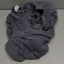 HFCNMY Ottoman Cover Rectangle,Stretch Knitted Jacquard Rectangle Ottoman Cover Thick Slipcover for Ottomans Soft Foot Stool Cover with Elastic Bottom, Dark Gray, X-Large