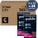 Goodnites Girls' Nighttime Underwear, Size XXL (120-165 lbs), 24 Ct (2 Packs of 12)