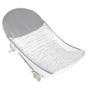 The First Years Sure Comfort Folding Baby Bather  Foldable Baby Bath Seat and Lounger for Home or On the Go  for Sink or Tub Use  NonSlip Seat  For Up to 15 Lbs