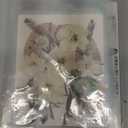 Nuanchu Pressed Flowers Bulk Dried Flower for Crafts, Dried Wildflowers Leave Natural with Tweezer for Resin Mold Scrapbooking Nail Soap Making DIY(Retro Style,Warm Color)